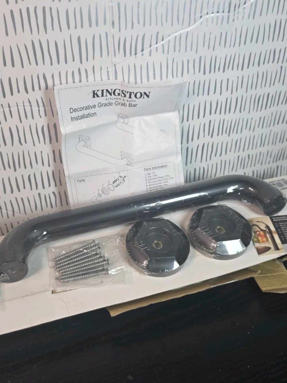 Kingston Brass DR714125 Metropolitan 12" Grab Bar Oil Rubbed Bronze
